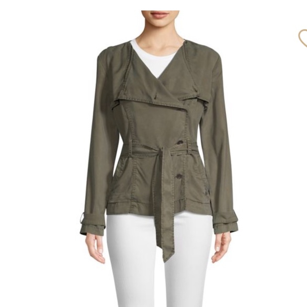 Splendid belted military jacket